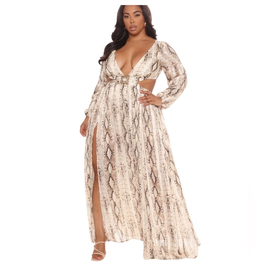New Fashion Nova Maxi Dress Size 3XL
